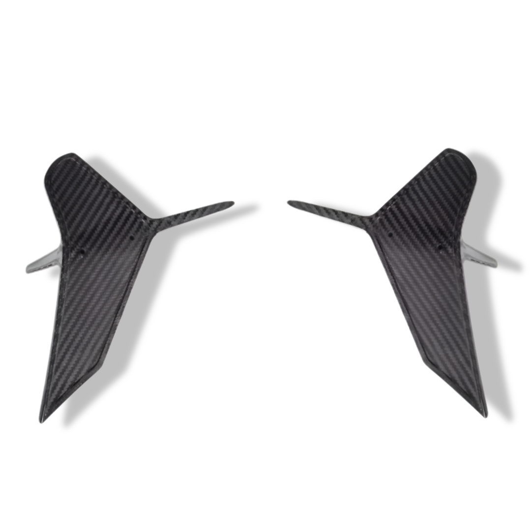 Carbon Fiber Front Lip Splitters - BMW G14 / G15 / G16 8 Series