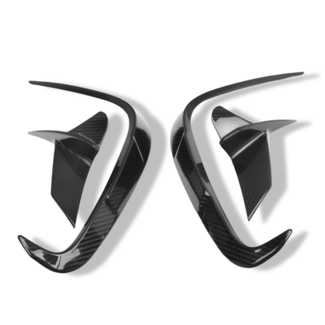 Carbon Fiber Front Lip Splitters - BMW G14 / G15 / G16 8 Series