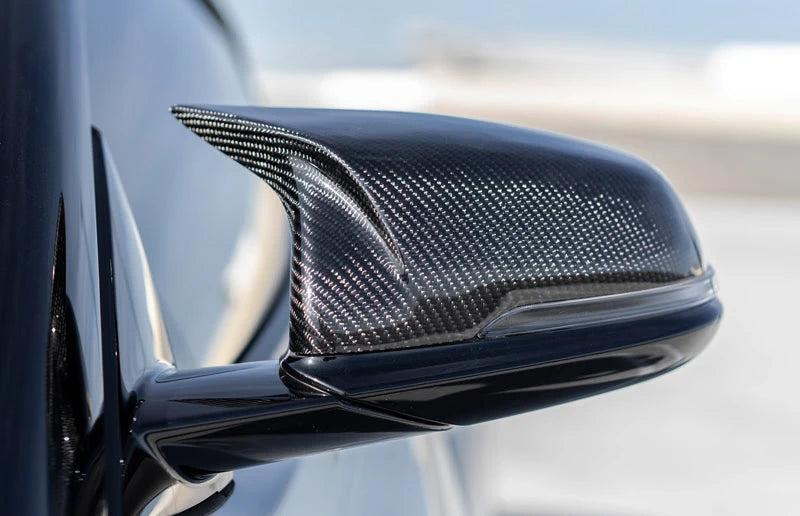 M Style Carbon Fiber Mirror Caps - A90/A91 Supra