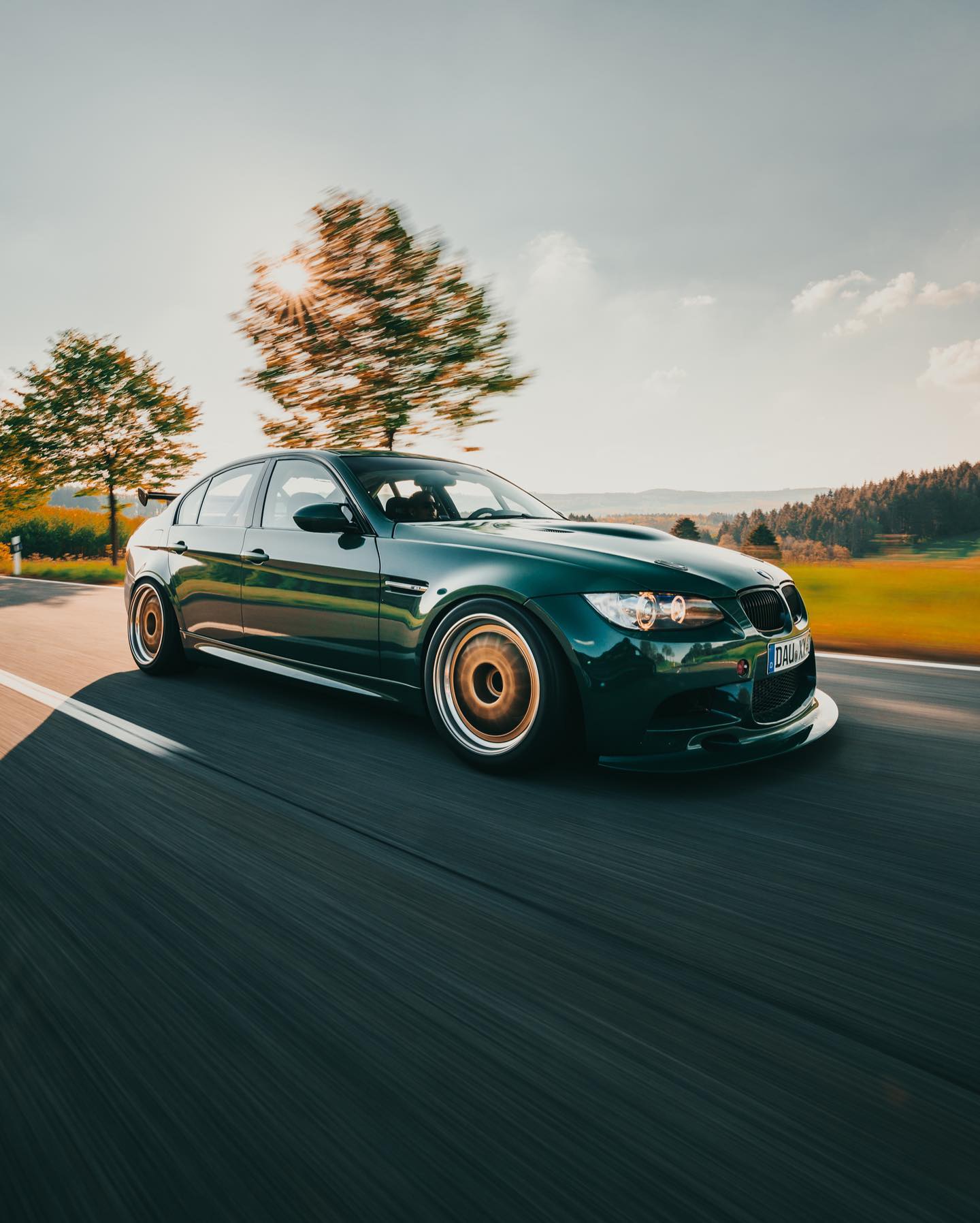 GT4 Carbon Fiber Front Lip - BMW E90 / E92 / E93 M3 / 3 Series