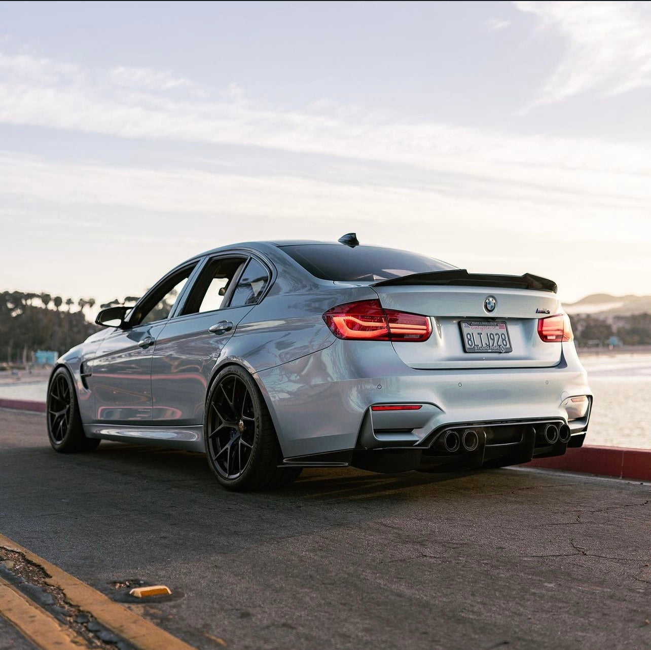 Carbon Fiber Trunk Spoiler PSM Style - BMW F80 M3 / F30 3 Series