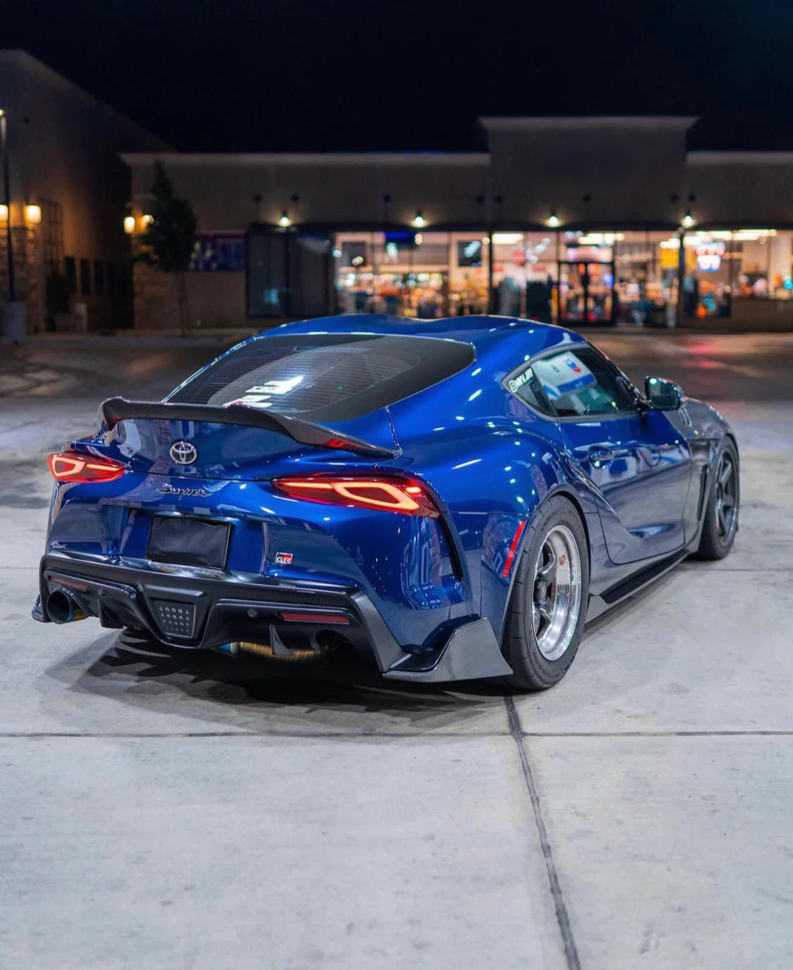 V Style Carbon Fiber Spoiler- A90/A91 Supra