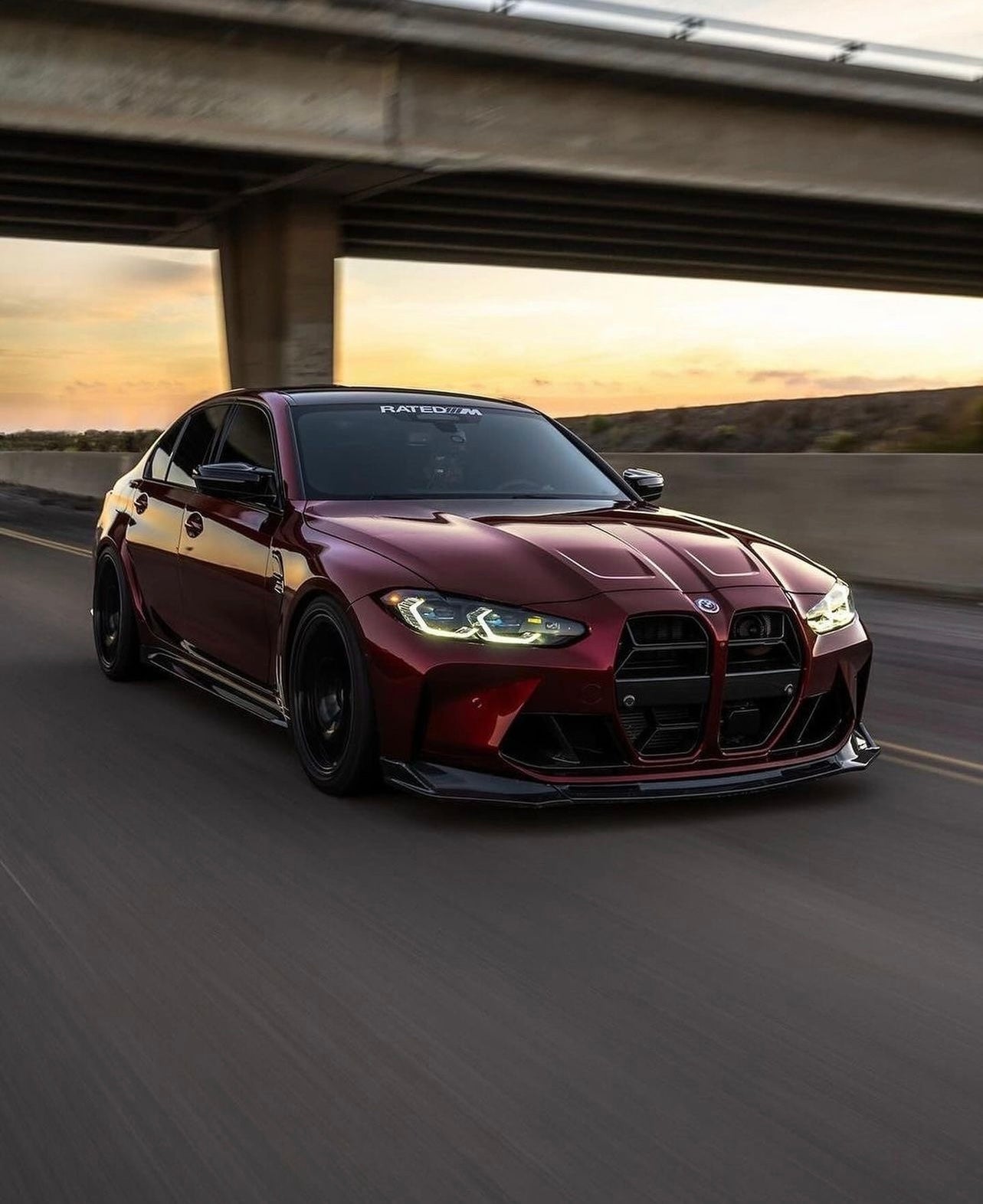 Forged Carbon Front Lip V Style - BMW G80 M3 / G82 M4 / G83 M4