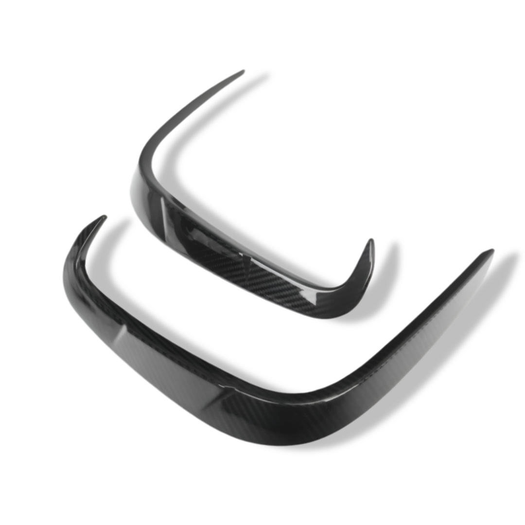 Carbon Fiber Front Lip Splitters - BMW G14 / G15 / G16 8 Series
