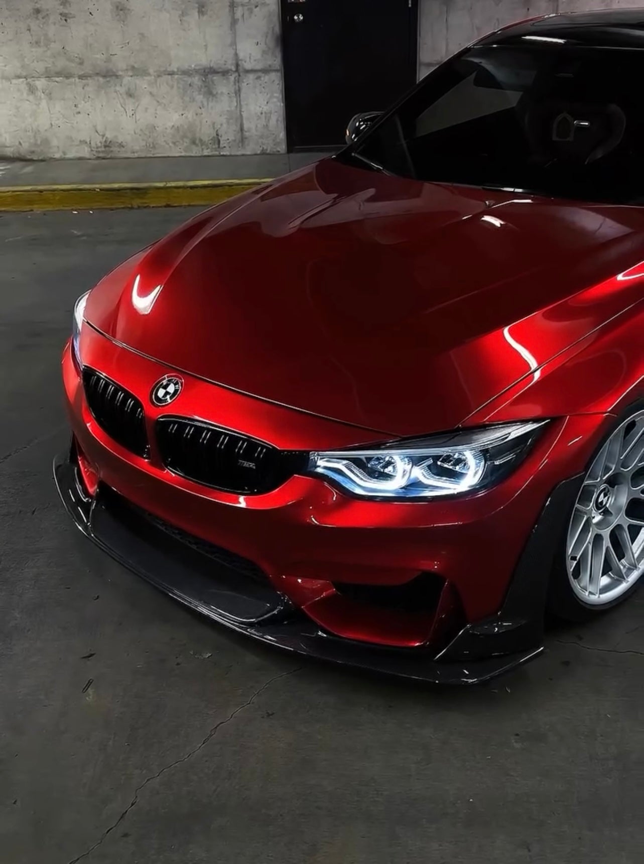 Carbon Fiber Front Lip Laptor Style - BMW F80 M3 / F82 / F83 M4