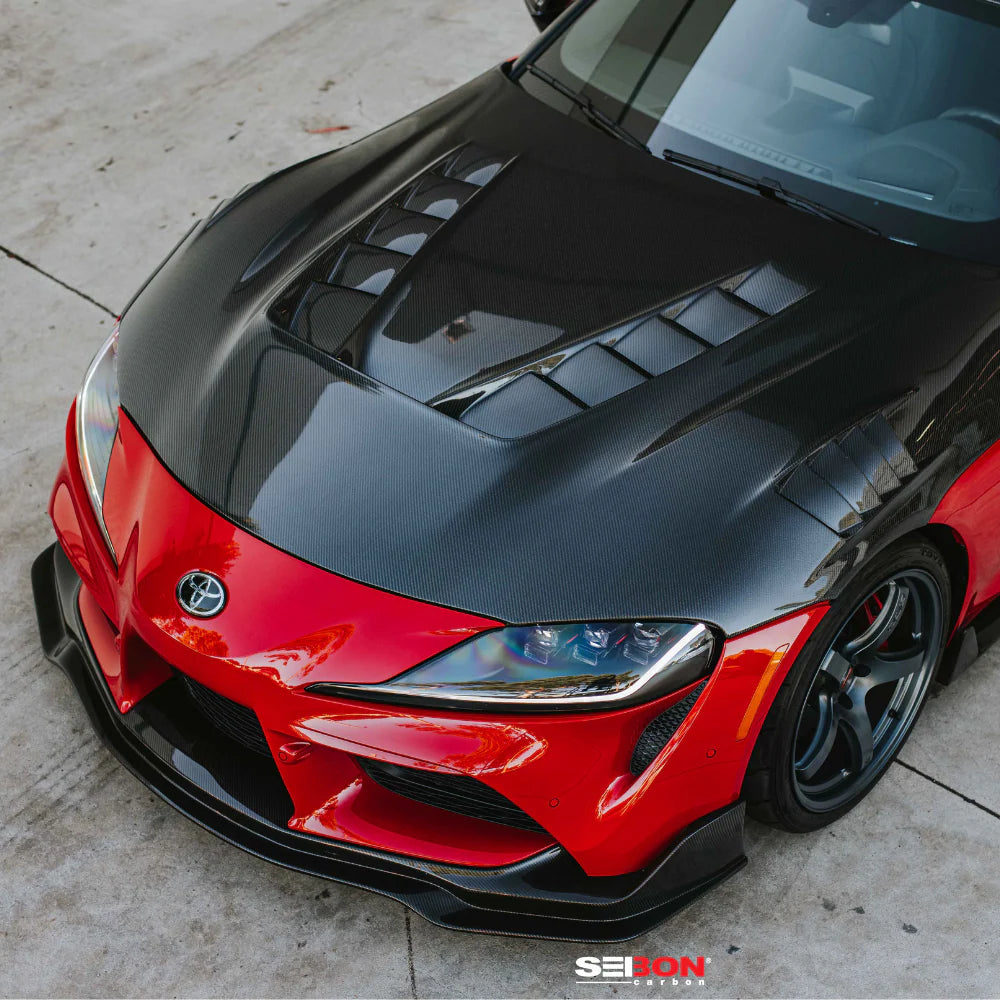 Carbon Fiber Front Hood Seiban Style - A90/A91 Supra
