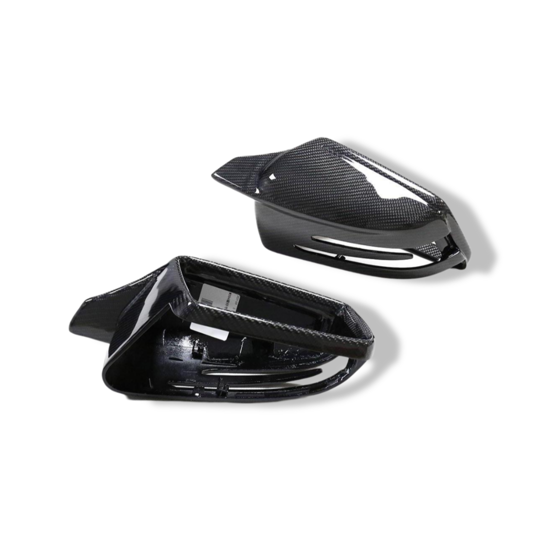 Carbon Fiber Mirror Cap Set - Mercedes Benz W212 E-Class / W204 C-Class