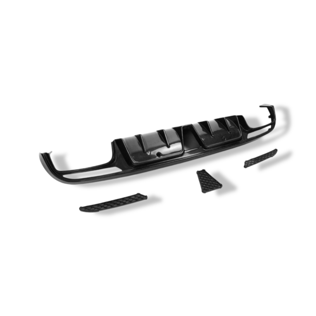 Carbon Fiber Rear Diffuser BRS Style - Mercedes Benz W205 C-Class