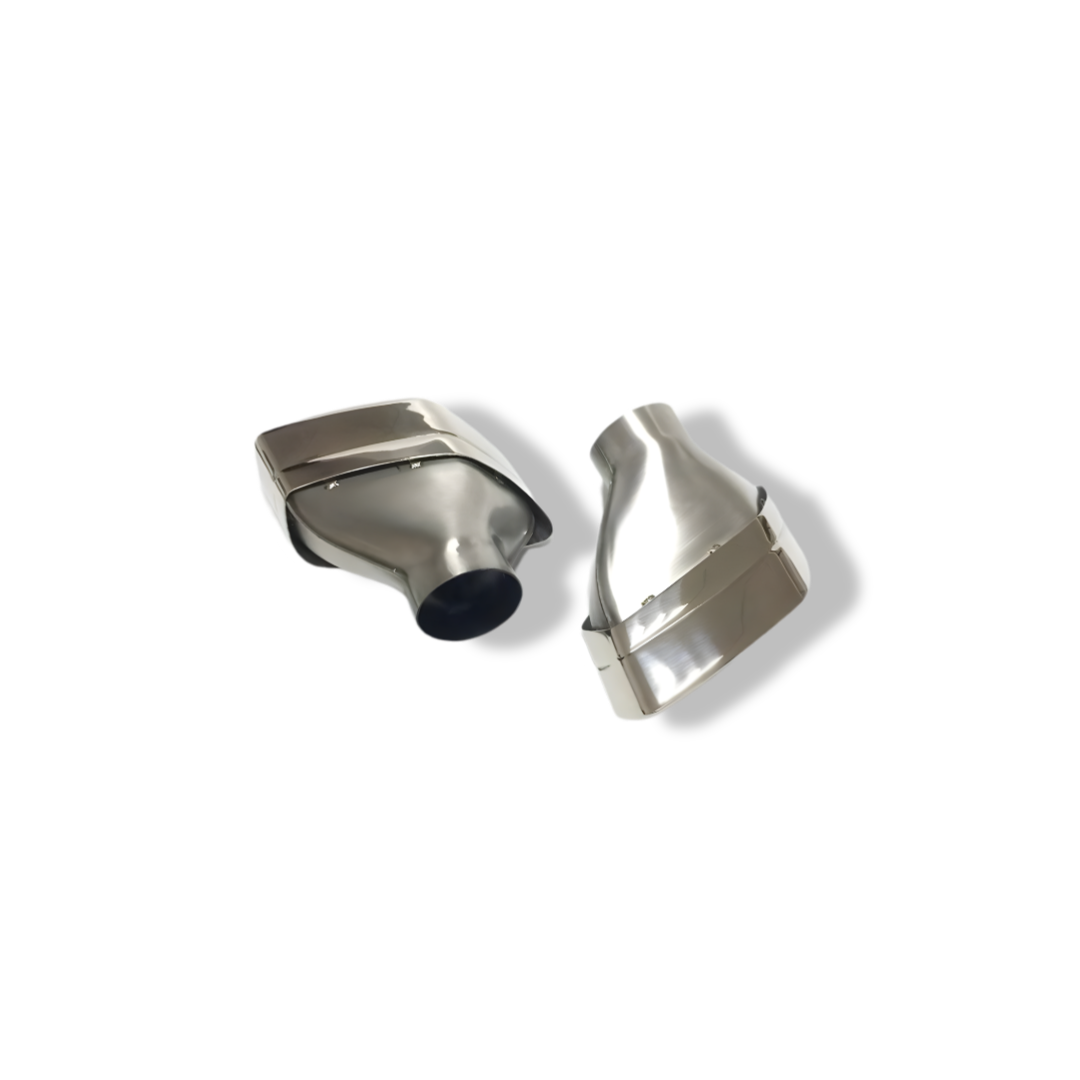 Stainless Silver Exhaust Tips - BMW G30 / G38 5 Series