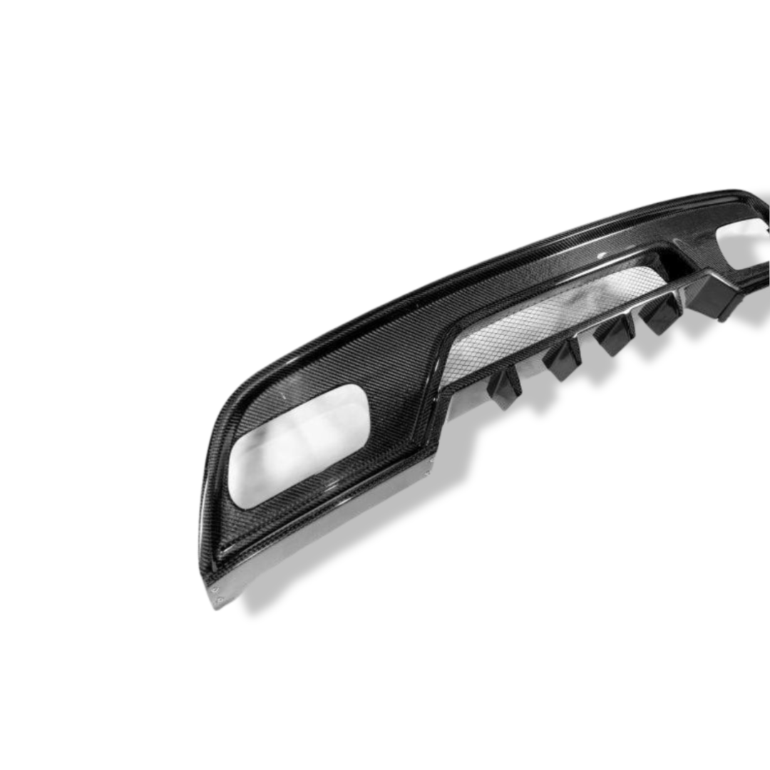 Carbon Fiber Rear Diffuser R Style - Mercedes Benz W176 A45 AMG A-Class