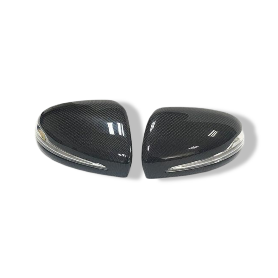 Carbon Fiber Mirror Cap Set - Mercedes Benz W205 C Class / W213 E Class / W222 S Class / X253 GLC