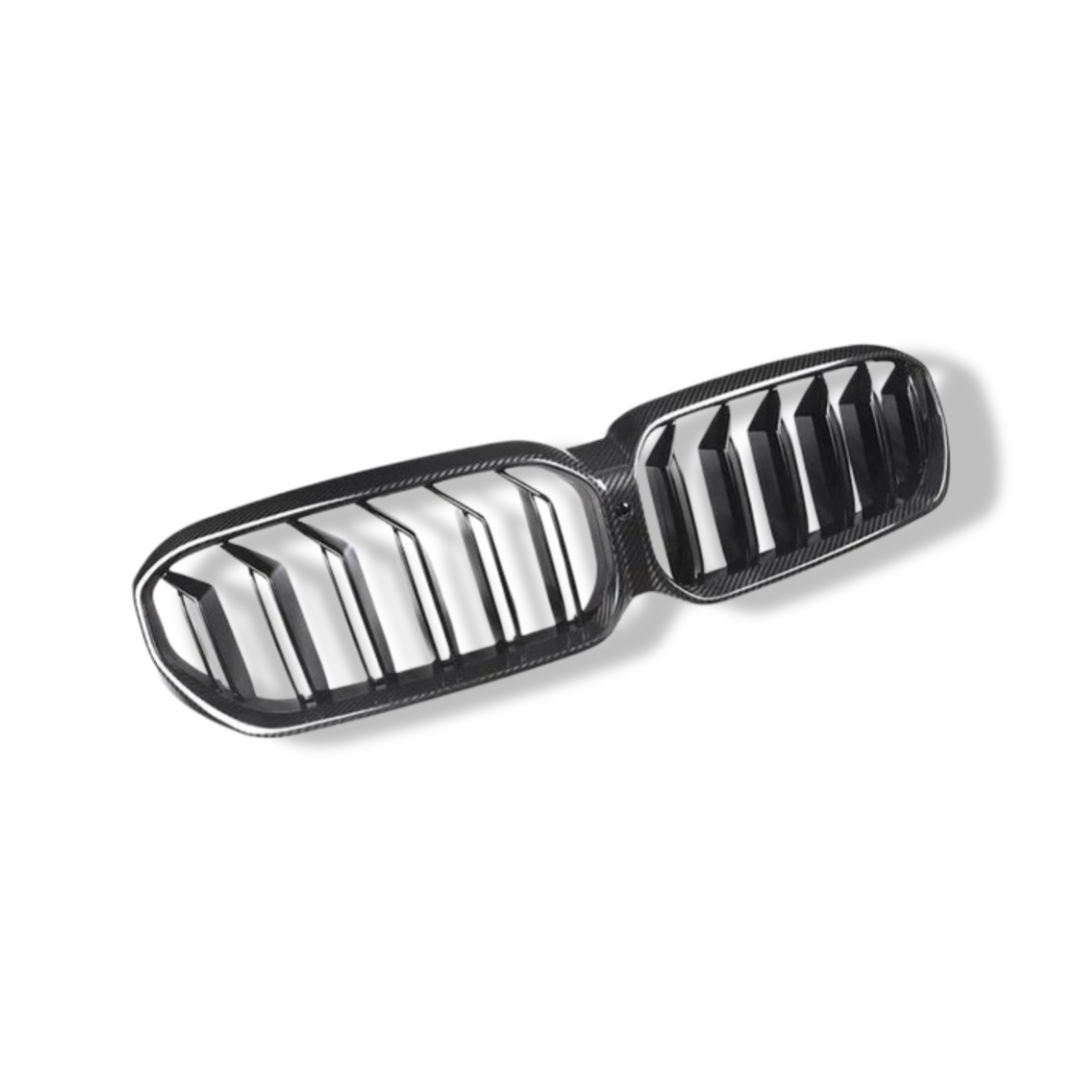 Dual Slat Carbon Fiber Grille - BMW G30 5 Series LCI
