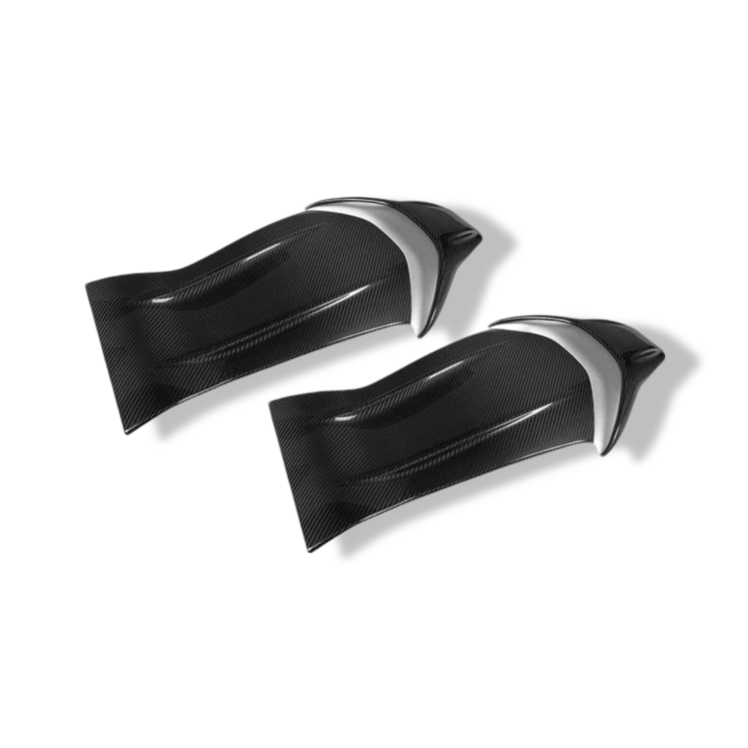 Carbon Fiber Seat Back Covers - Mercedes Benz W205 C63 / C43 AMG / A45 AMG / CLA 45 AMG