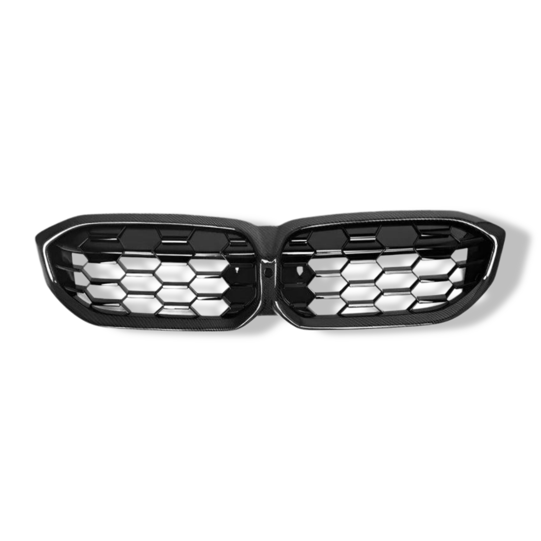 Carbon Fiber Diamond Style Front Grille - BMW G20 3 Series LCI
