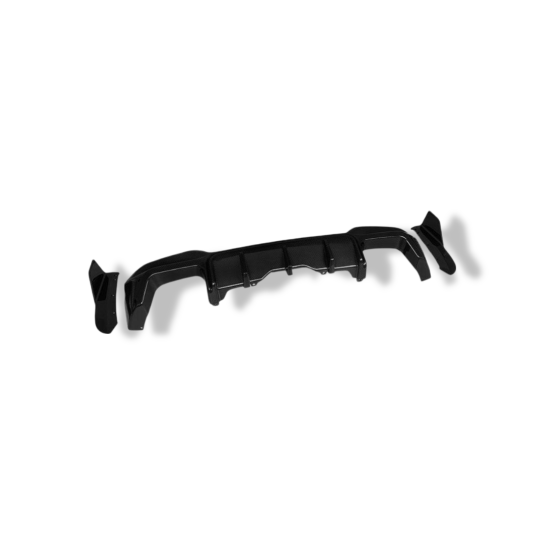 Carbon Fiber Rear Diffuser SQ Style - BMW F97 X3M LCI