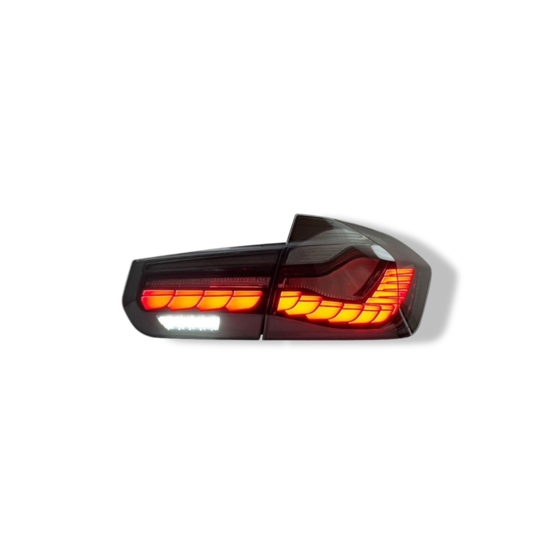Smoked Clear LED Taillights GTS Style - BMW F80 M3 / F30 3 Series