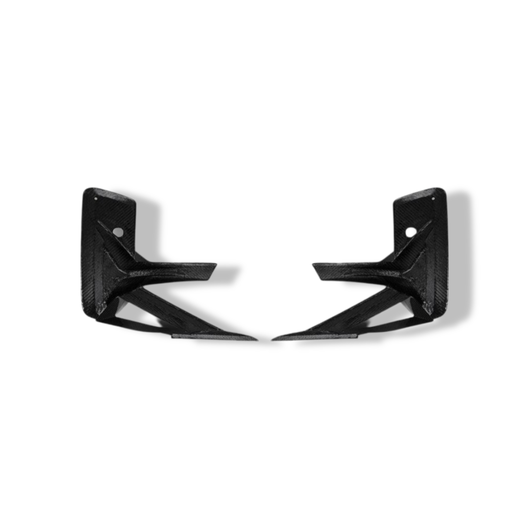 Carbon Fiber Front Side Canards SQ Style - BMW F97 X3M LCI