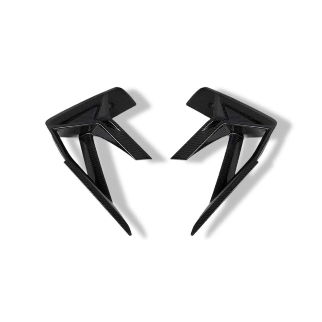 Carbon Fiber Front Side Canards SQ Style - BMW F97 X3M LCI