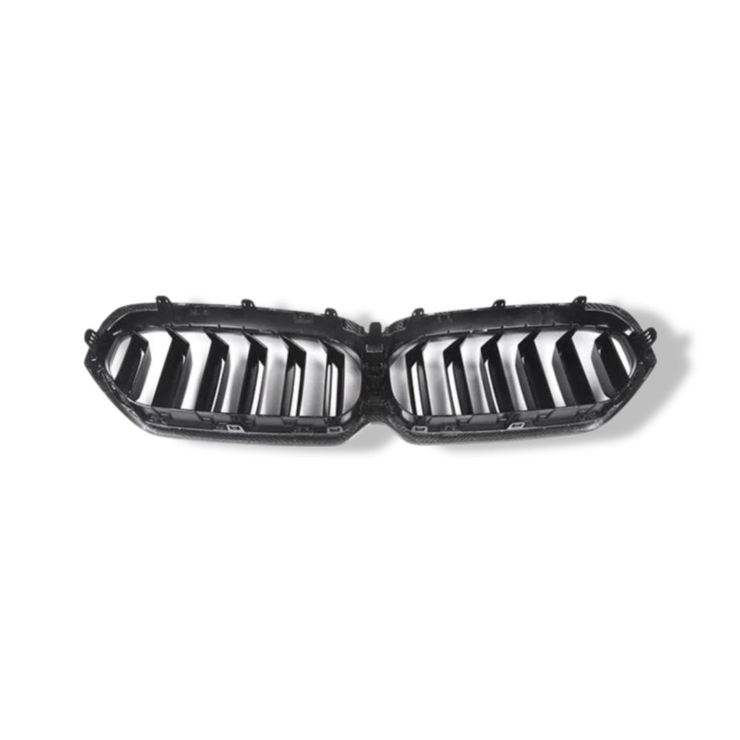 Dual Slat Carbon Fiber Grille - BMW G30 5 Series LCI
