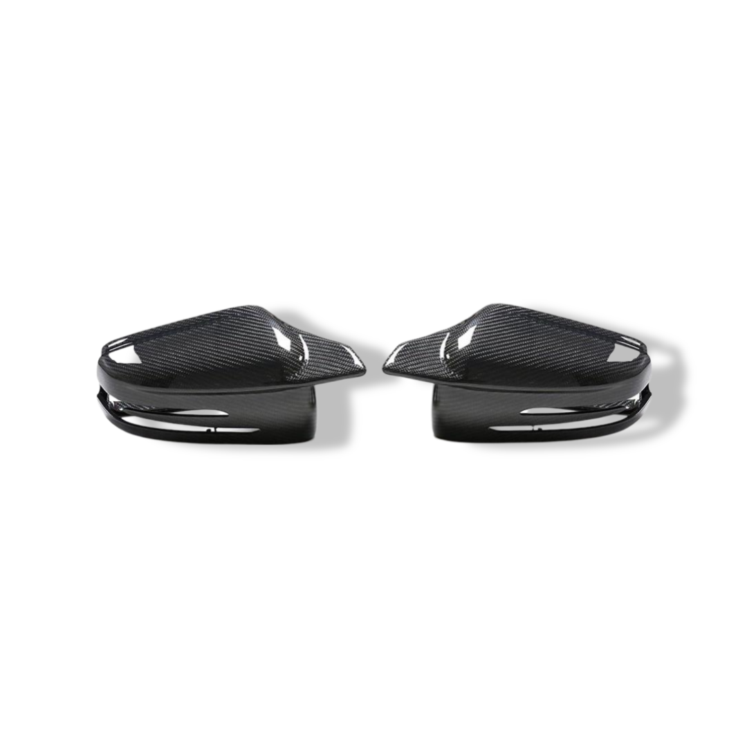 Carbon Fiber Mirror Cap Set - Mercedes Benz W212 E-Class / W204 C-Class