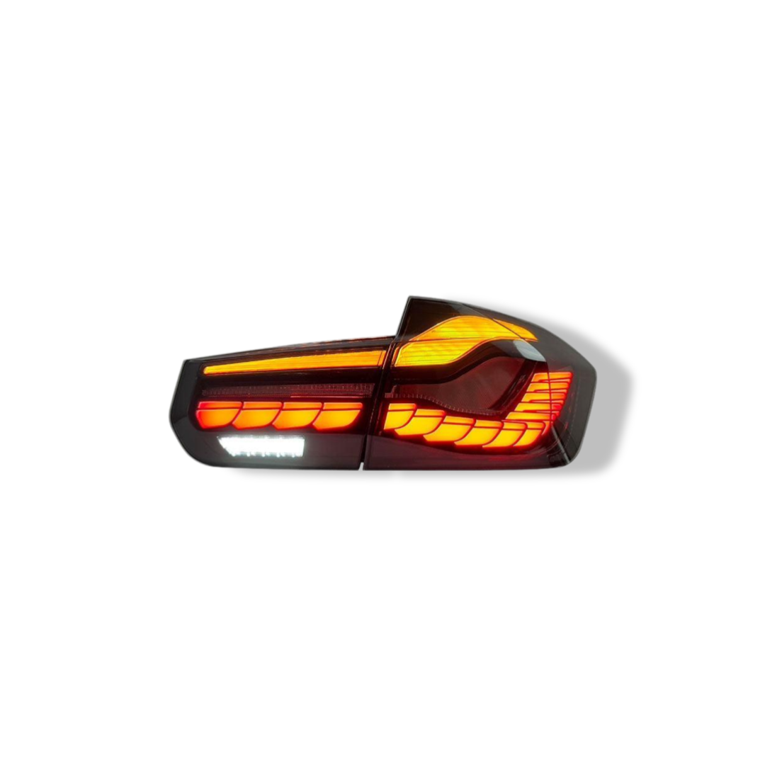 Smoked Clear LED Taillights GTS Style - BMW F80 M3 / F30 3 Series