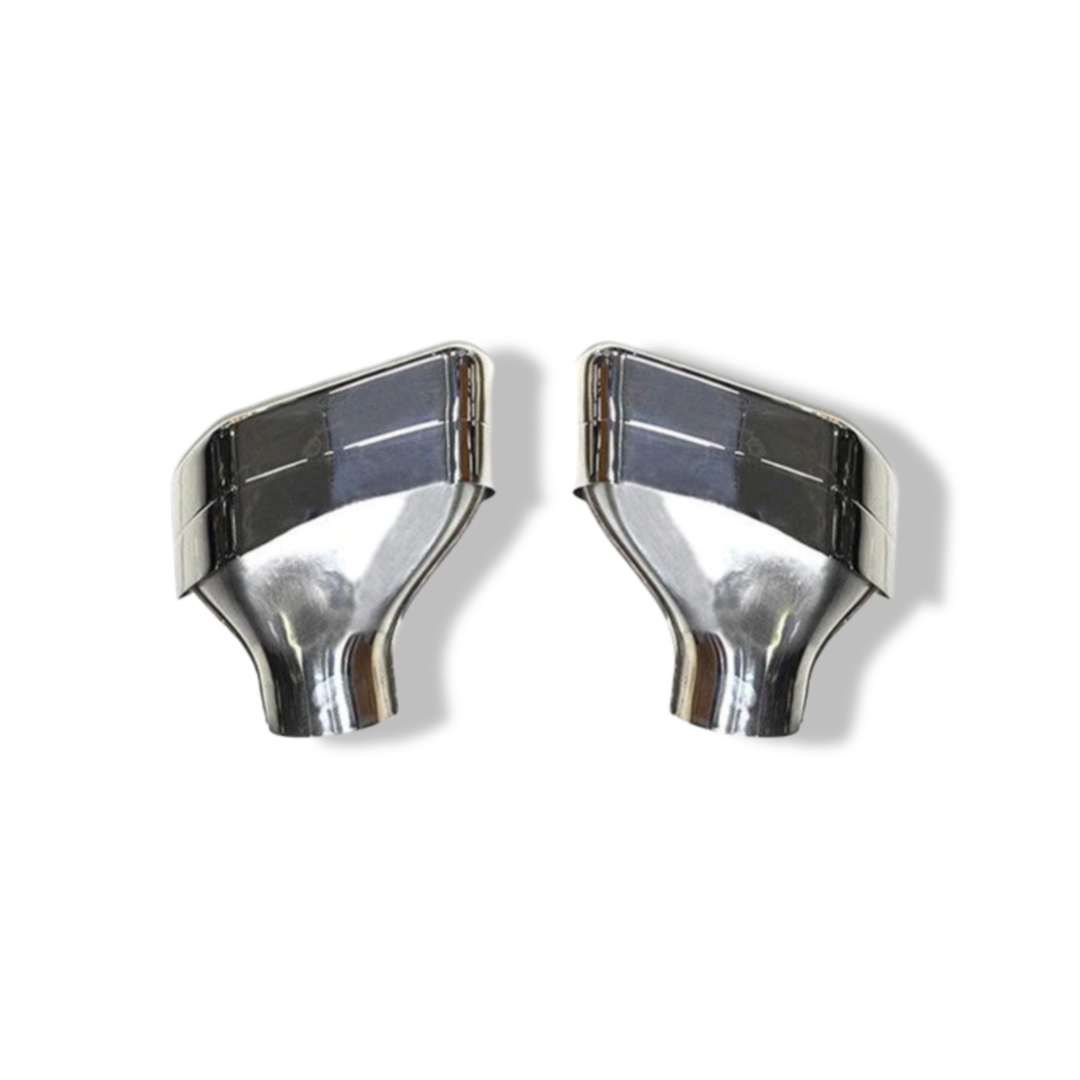 Stainless Silver Exhaust Tips - BMW G30 / G38 5 Series
