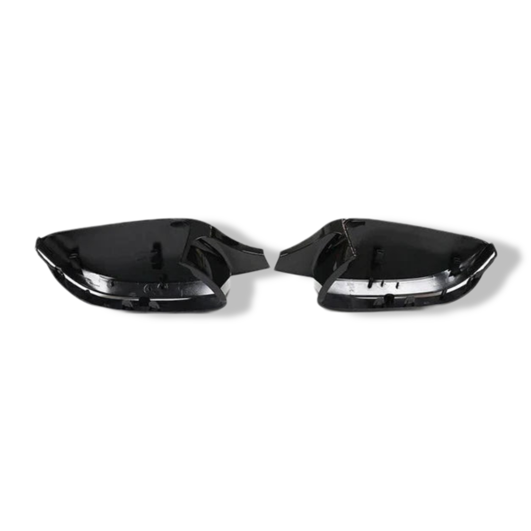 Gloss Black Mirror Cap Set M Style - BMW G Chassis