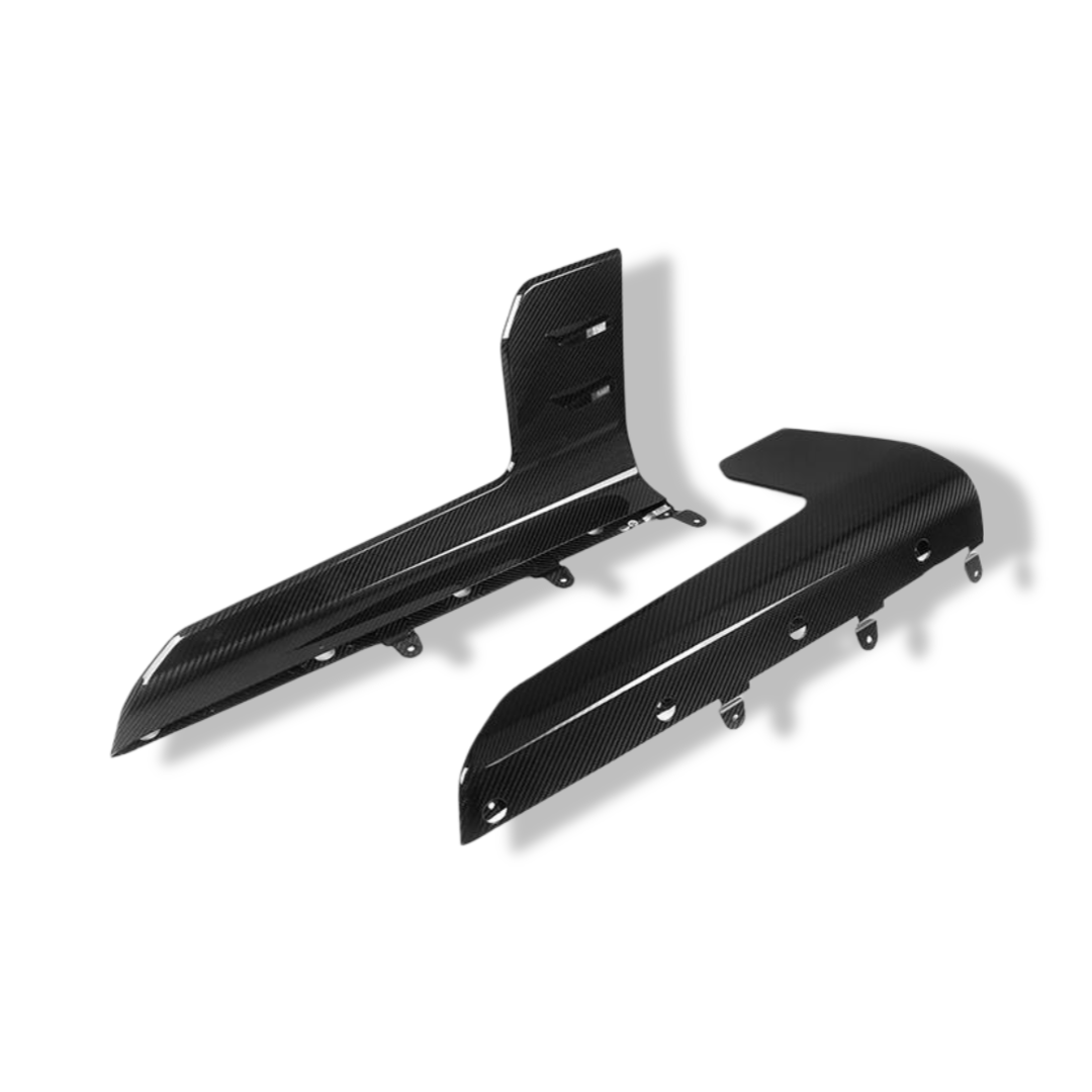 Carbon Fiber Side Skirt Winglets MP Style - BMW G87 M2