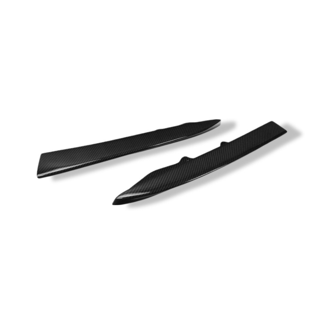 Carbon Fiber Rear Canard Splitters V Style - BMW F30 3 Series
