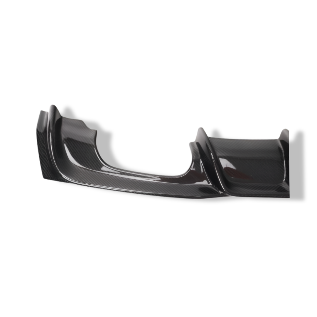 Carbon Fiber Rear Diffuser w/ Brake Light MP Style - BMW F30 3 Series