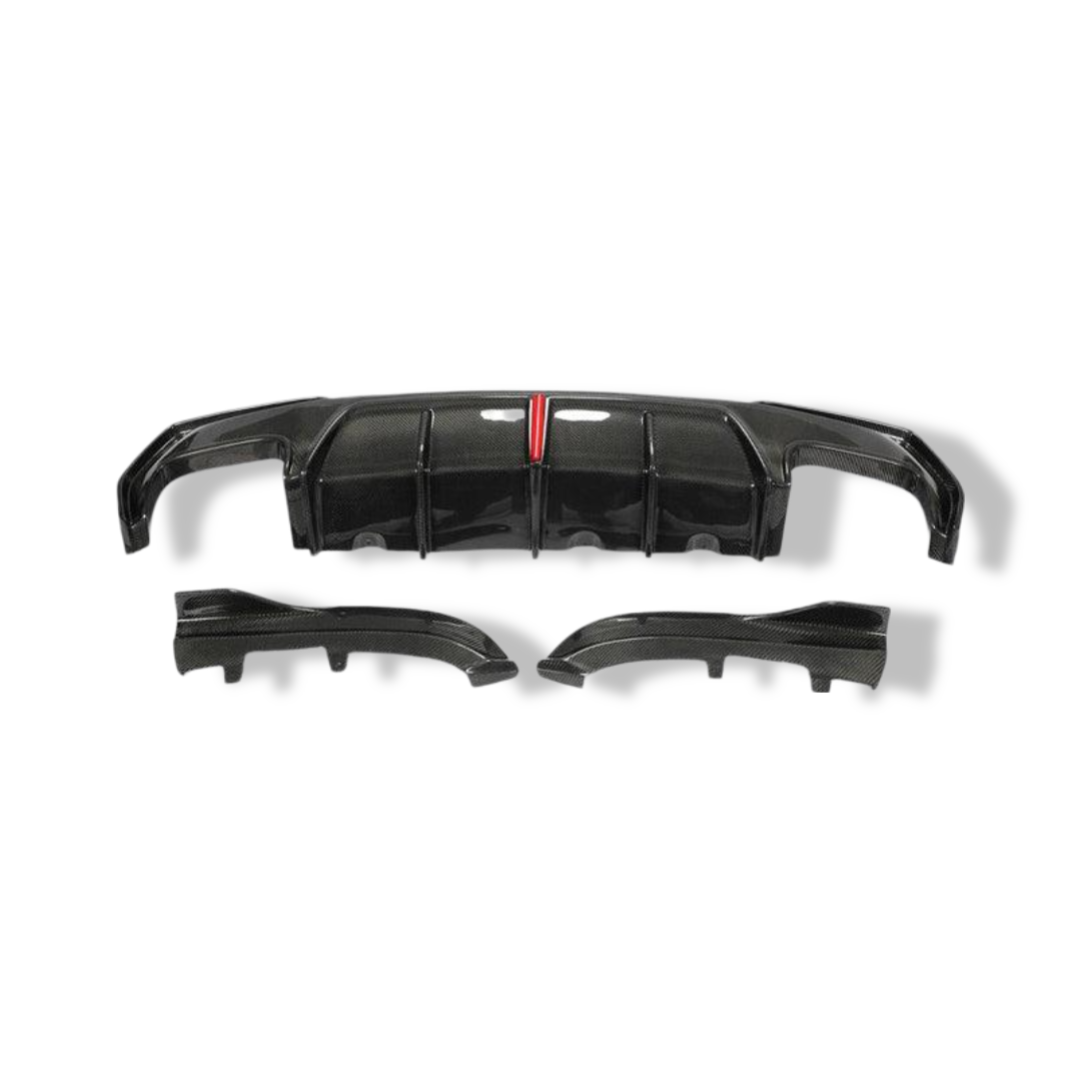 Carbon Fiber Rear Diffuser K Style - BMW G22 4 Series