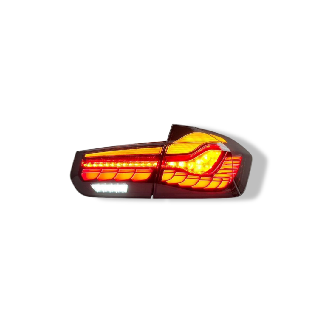 Smoked Clear LED Taillights GTS Style - BMW F80 M3 / F30 3 Series