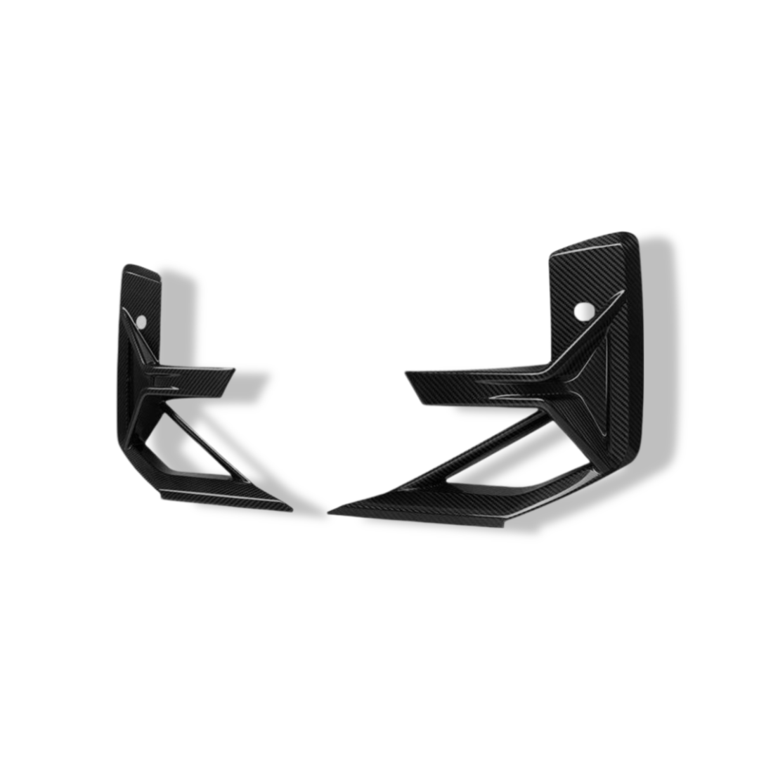 Carbon Fiber Front Side Canards SQ Style - BMW F97 X3M LCI