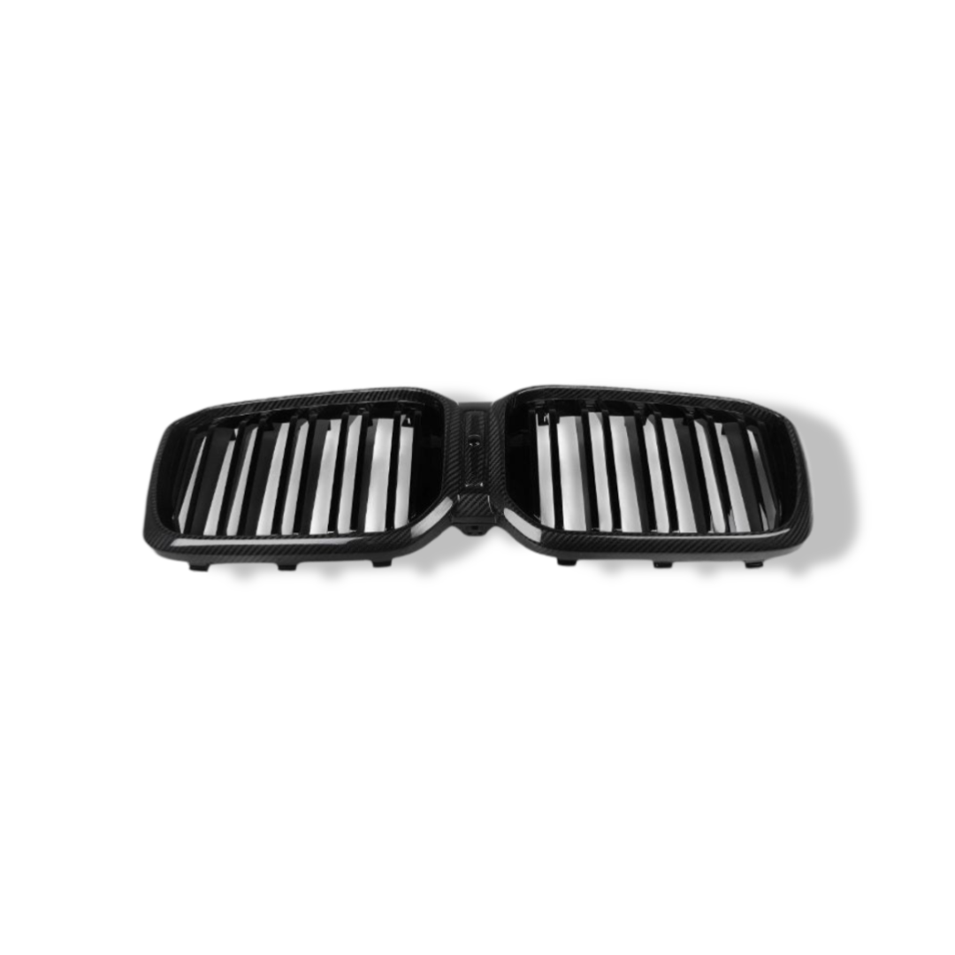 Carbon Fiber Dual Slat Front Grilles SQ Style - BMW F97 X3M LCI