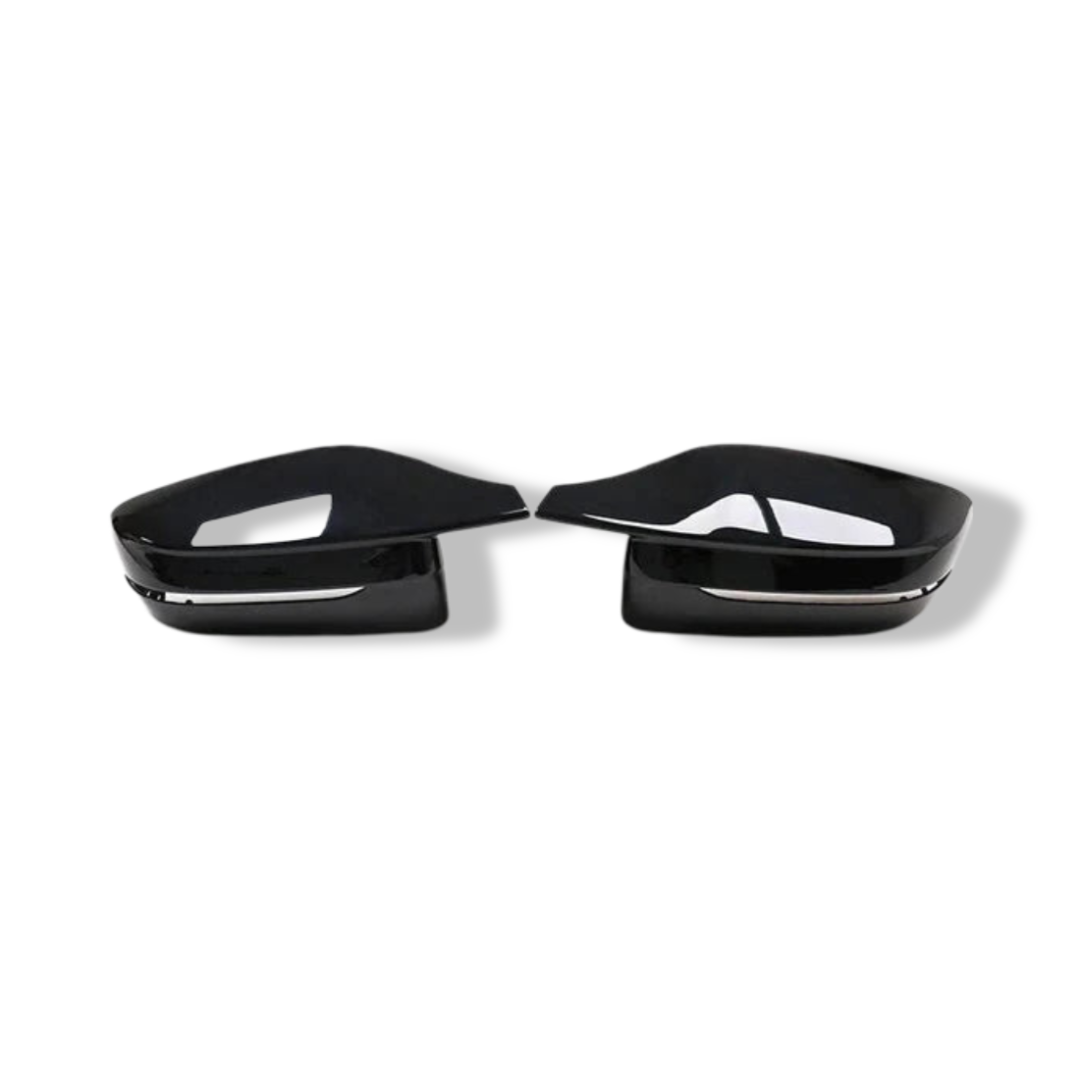 Gloss Black Mirror Cap Set M Style - BMW G Chassis