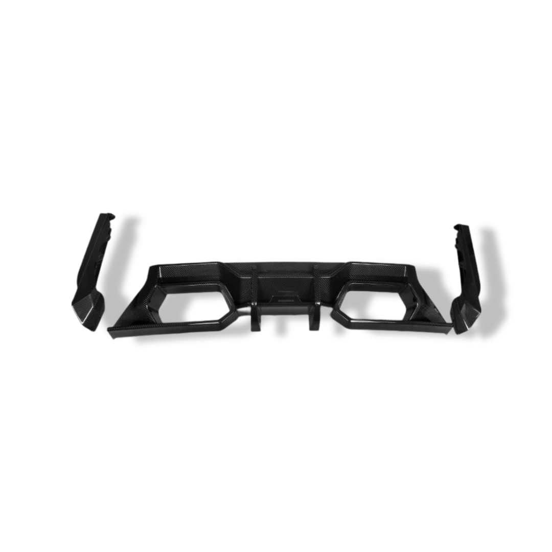 Carbon Fiber Rear Diffuser SQ Style - BMW G87 M2