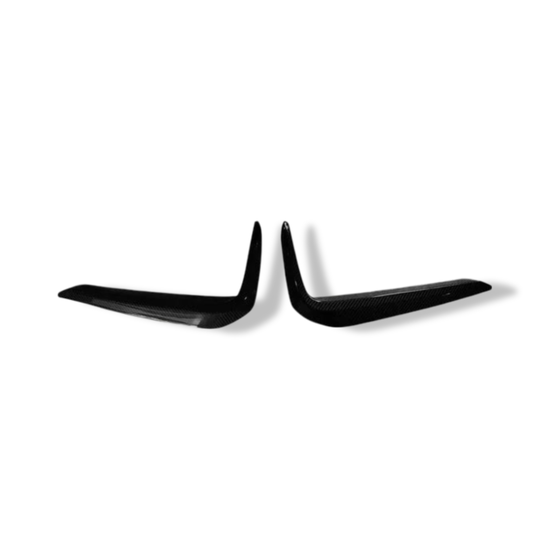 Carbon Fiber Front Upper Splitters - BMW G30 / G38 5 Series