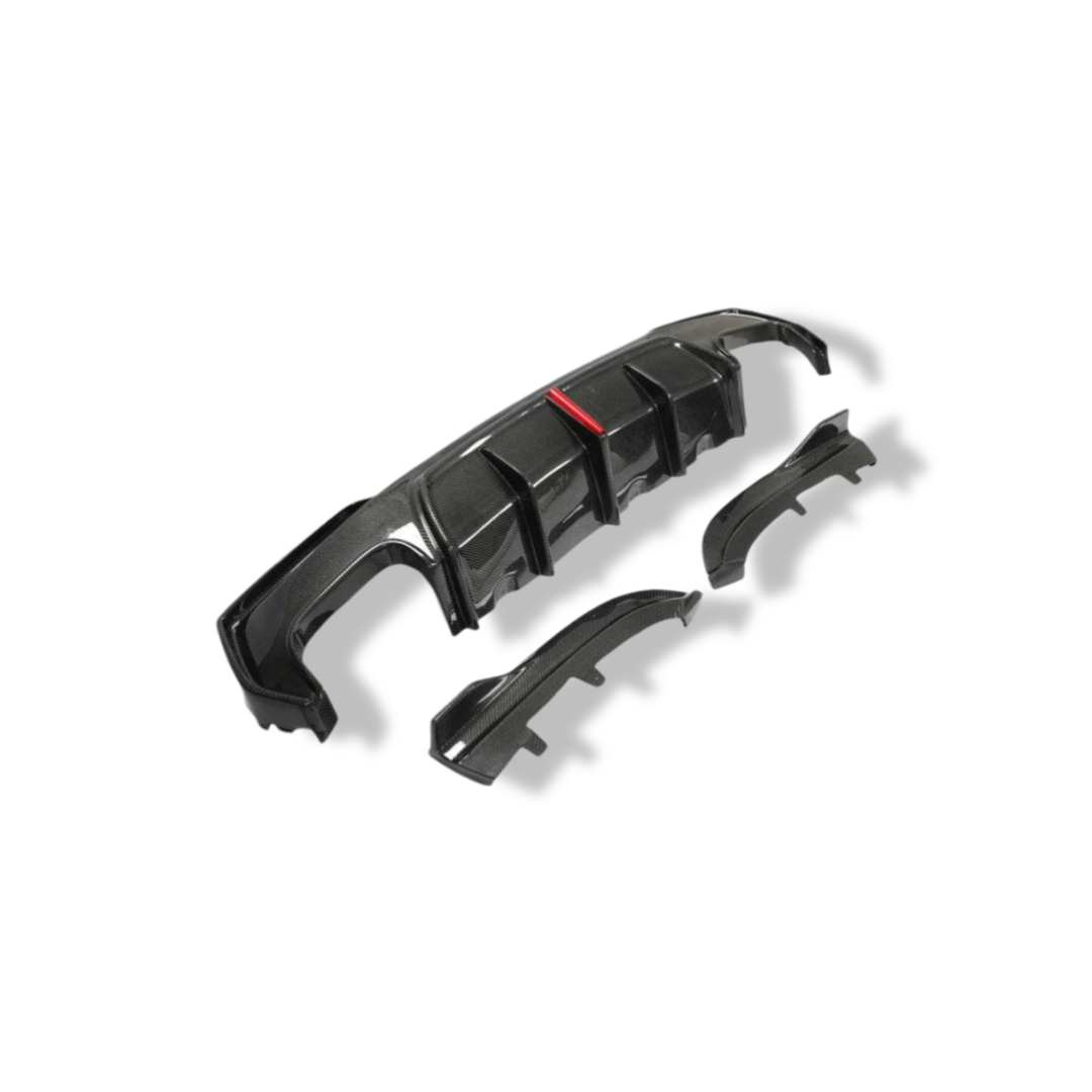 Carbon Fiber Rear Diffuser K Style - BMW G22 4 Series
