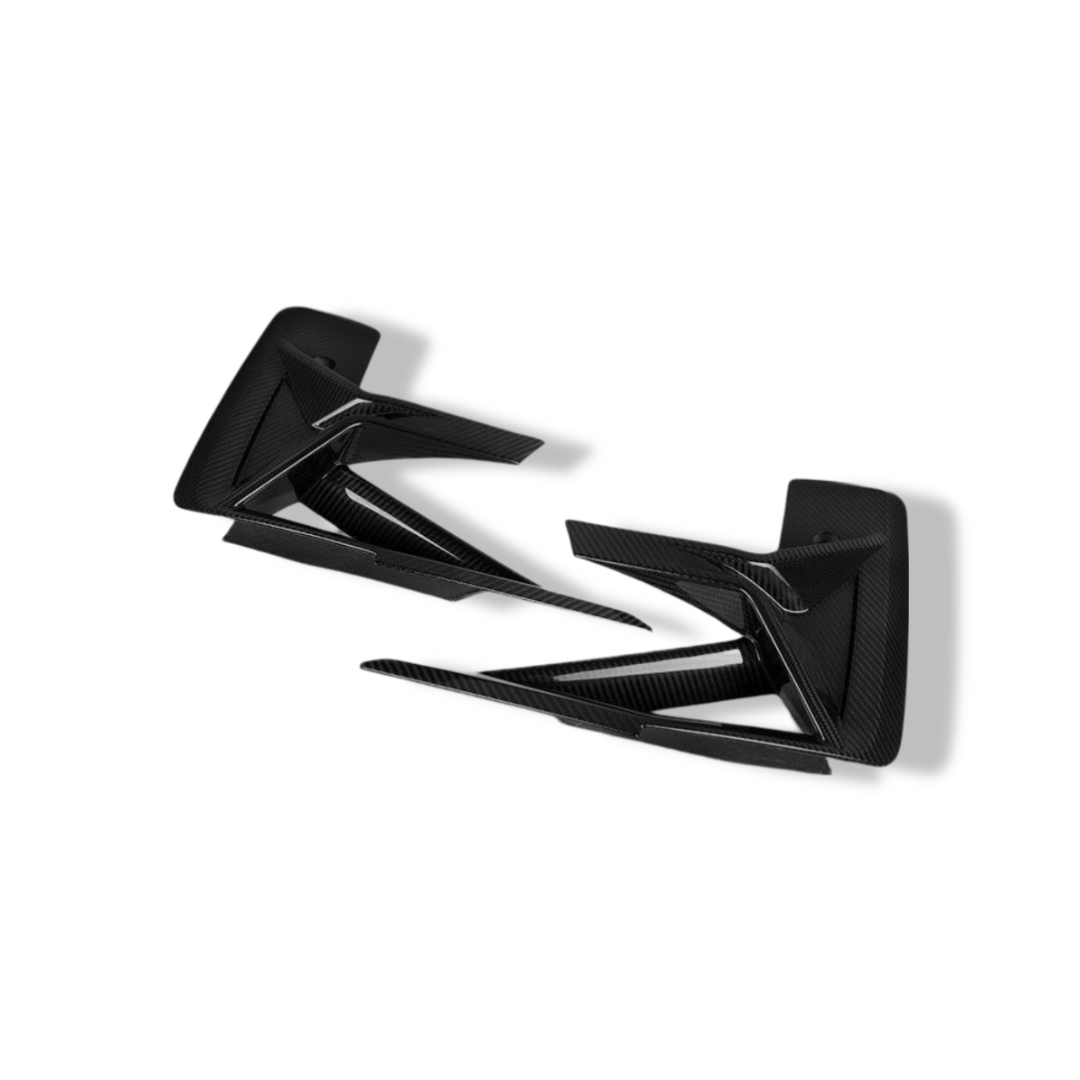 Carbon Fiber Front Side Canards SQ Style - BMW F97 X3M LCI