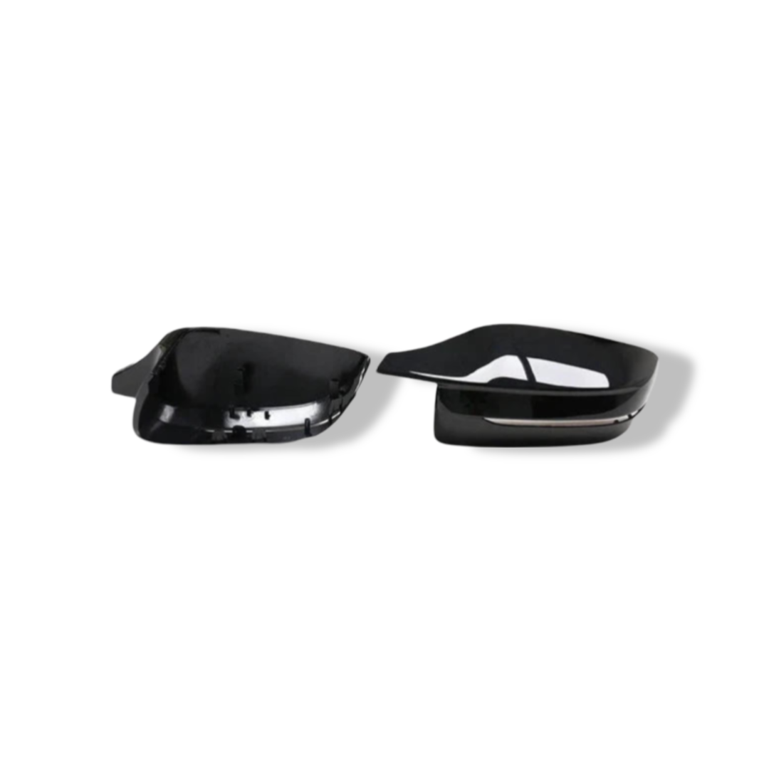 Gloss Black Mirror Cap Set M Style - BMW G Chassis
