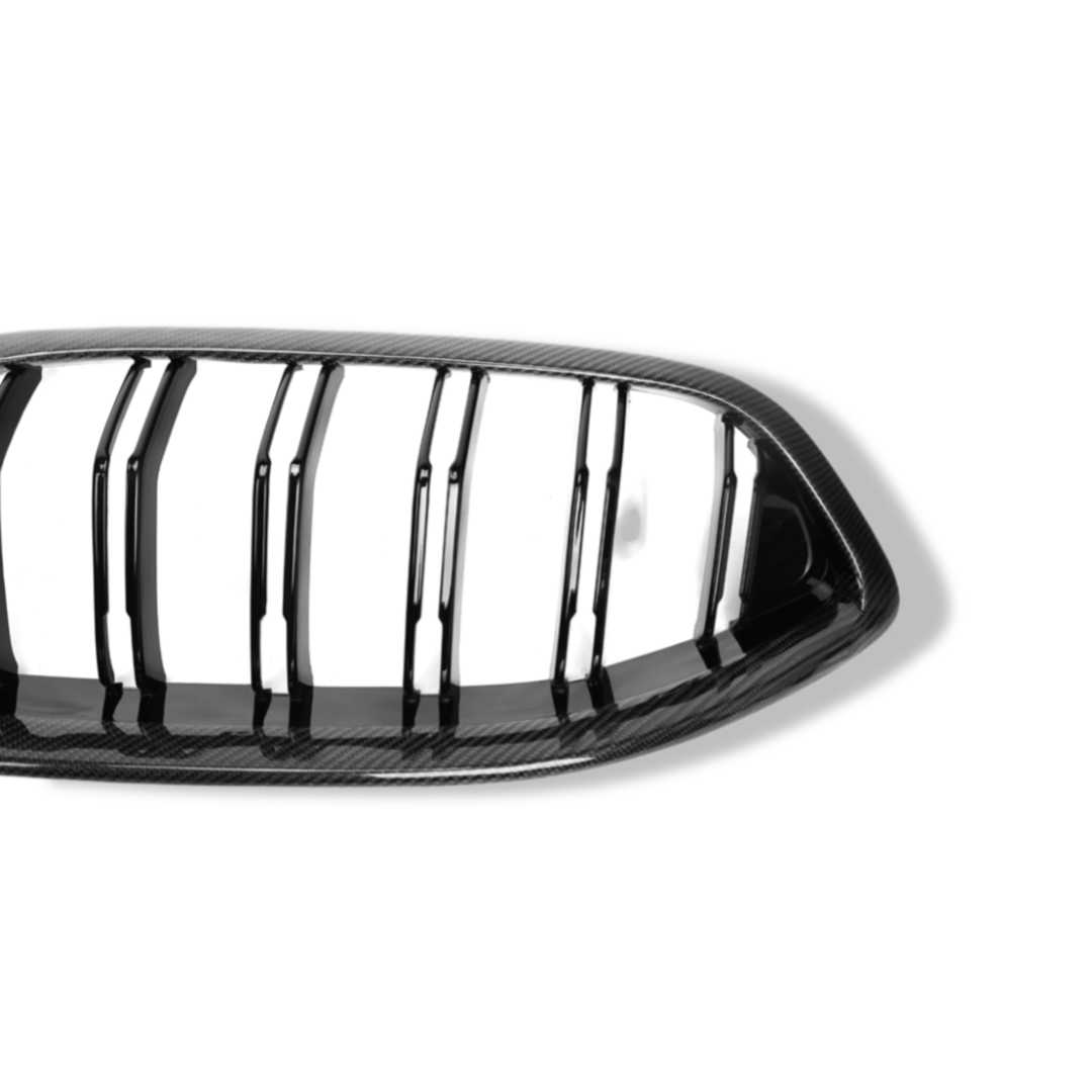 Dual Slat Carbon Fiber Front Grilles - BMW F91/F92/F93 M8/G14/G15/G16 8 Series