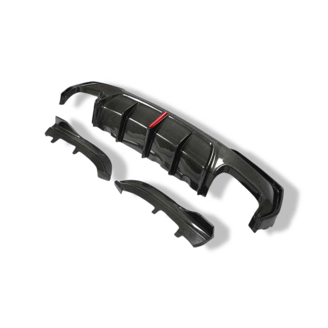 Carbon Fiber Rear Diffuser K Style - BMW G22 4 Series