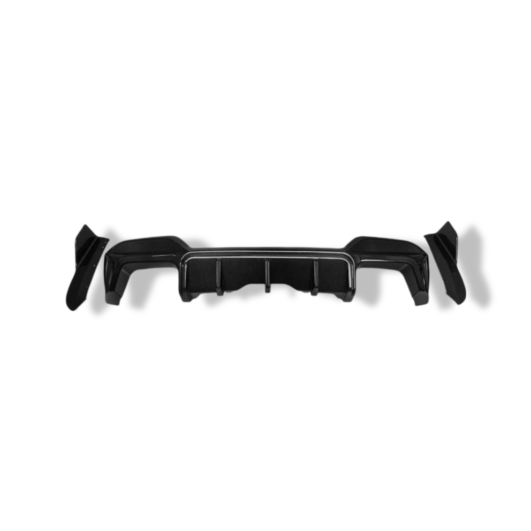 Carbon Fiber Rear Diffuser SQ Style - BMW F97 X3M LCI