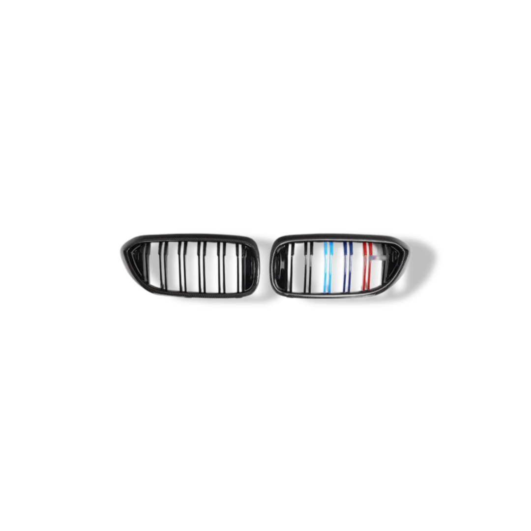 Dual Slat Front Grilles - BMW F90 M5 & G30 / G38 5 Series