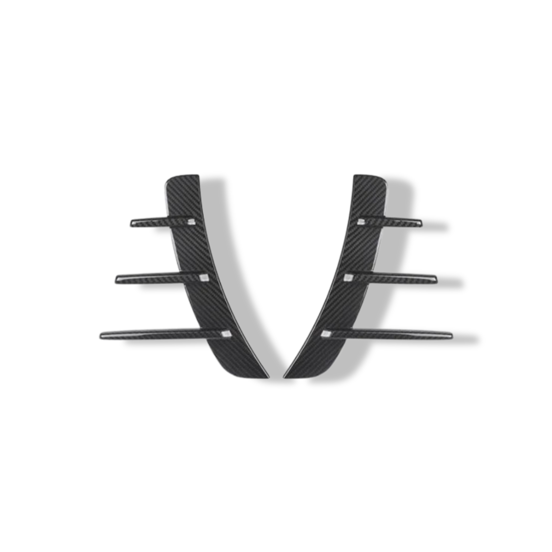Carbon Fiber Rear Fender Trims SQ Style - BMW G22 / G23 4 Series