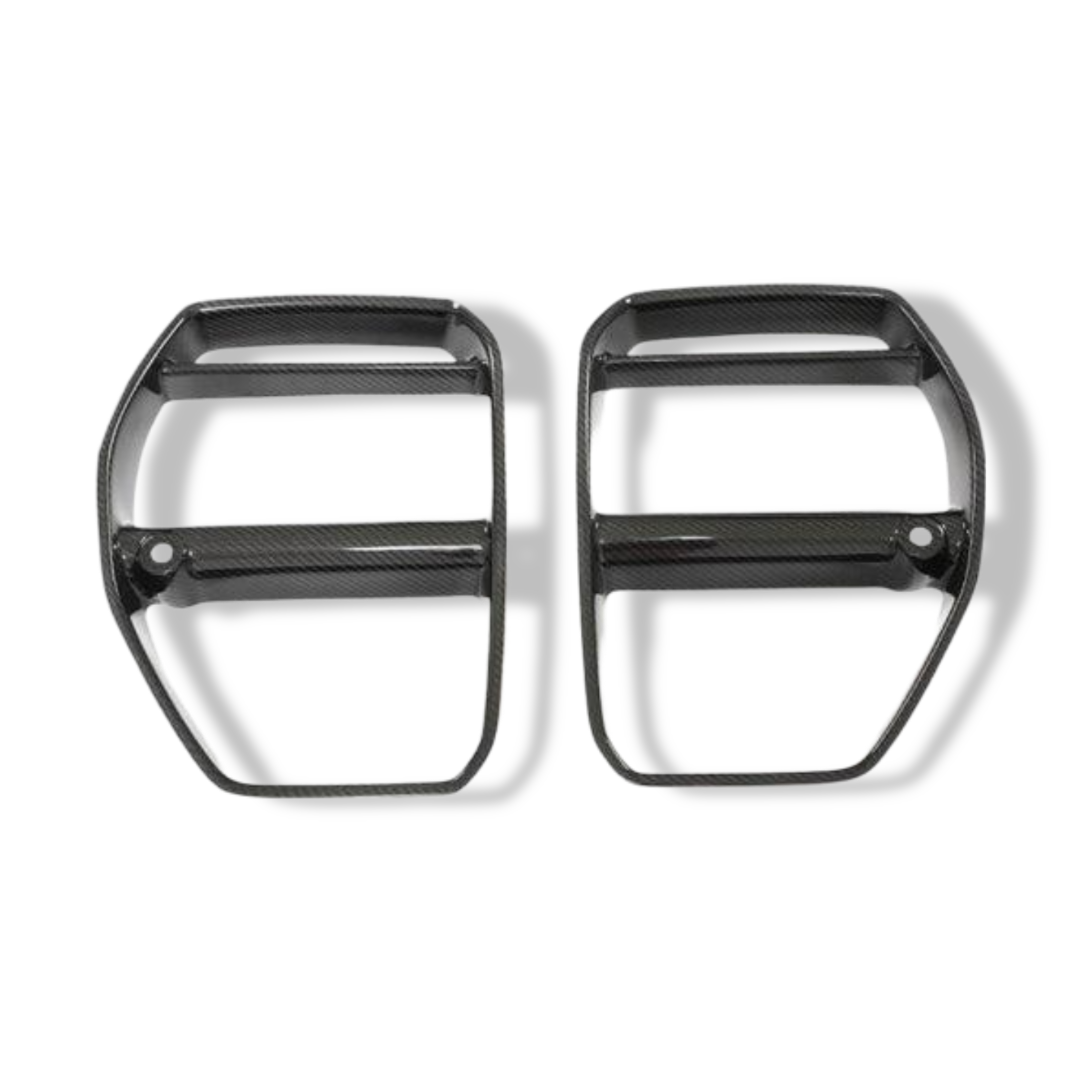 Carbon Fiber Front Grilles GT Style - BMW G80 M3 / G82 M4 /G83 M4