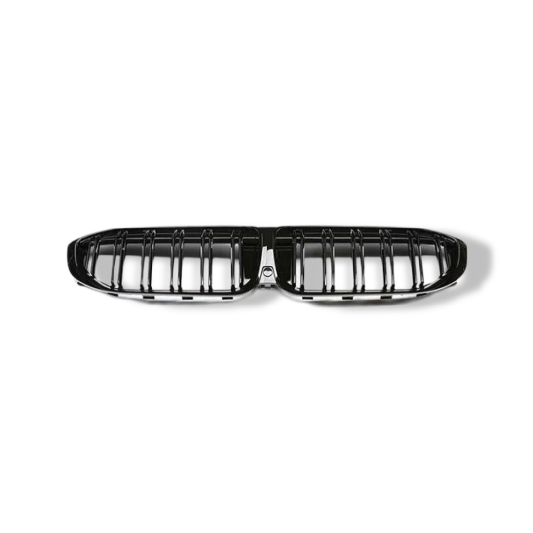 Gloss Black Dual Slat Front Grilles - BMW G20 / G28 3 Series