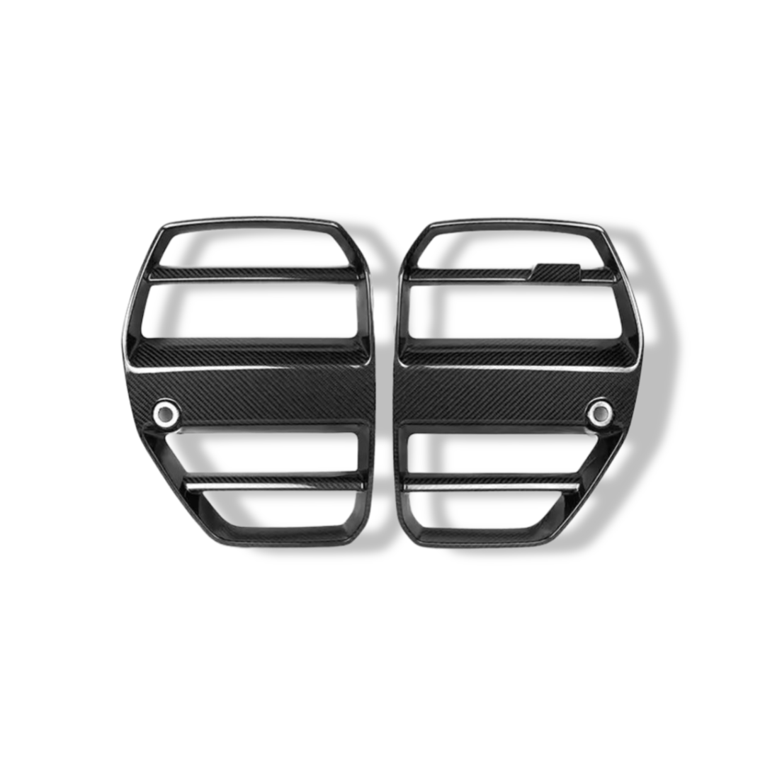 Carbon Fiber Front Grilles ST Style - BMW G80 M3 / G82 M4 / G83 M4