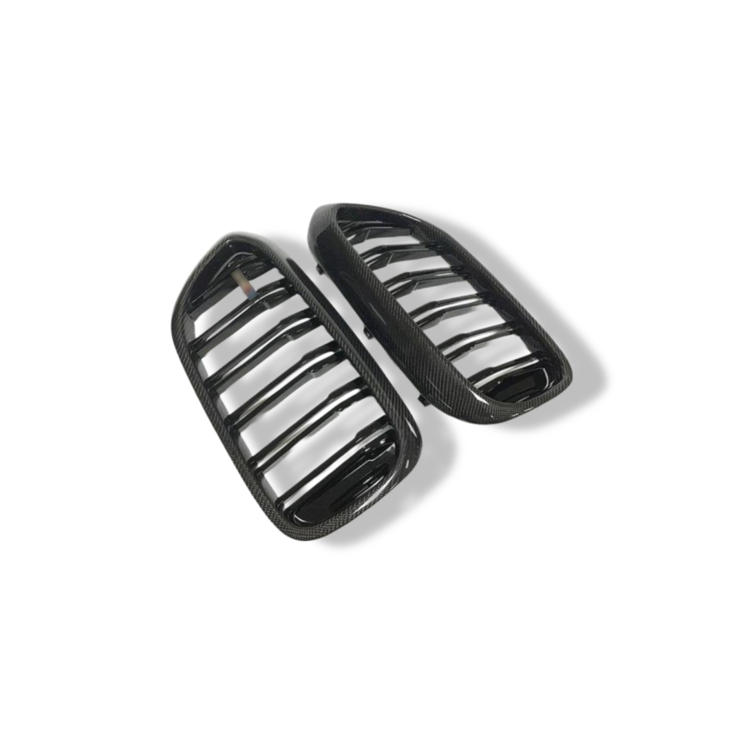 Dual Slat Front Grilles - BMW F90 M5 & G30 / G38 5 Series