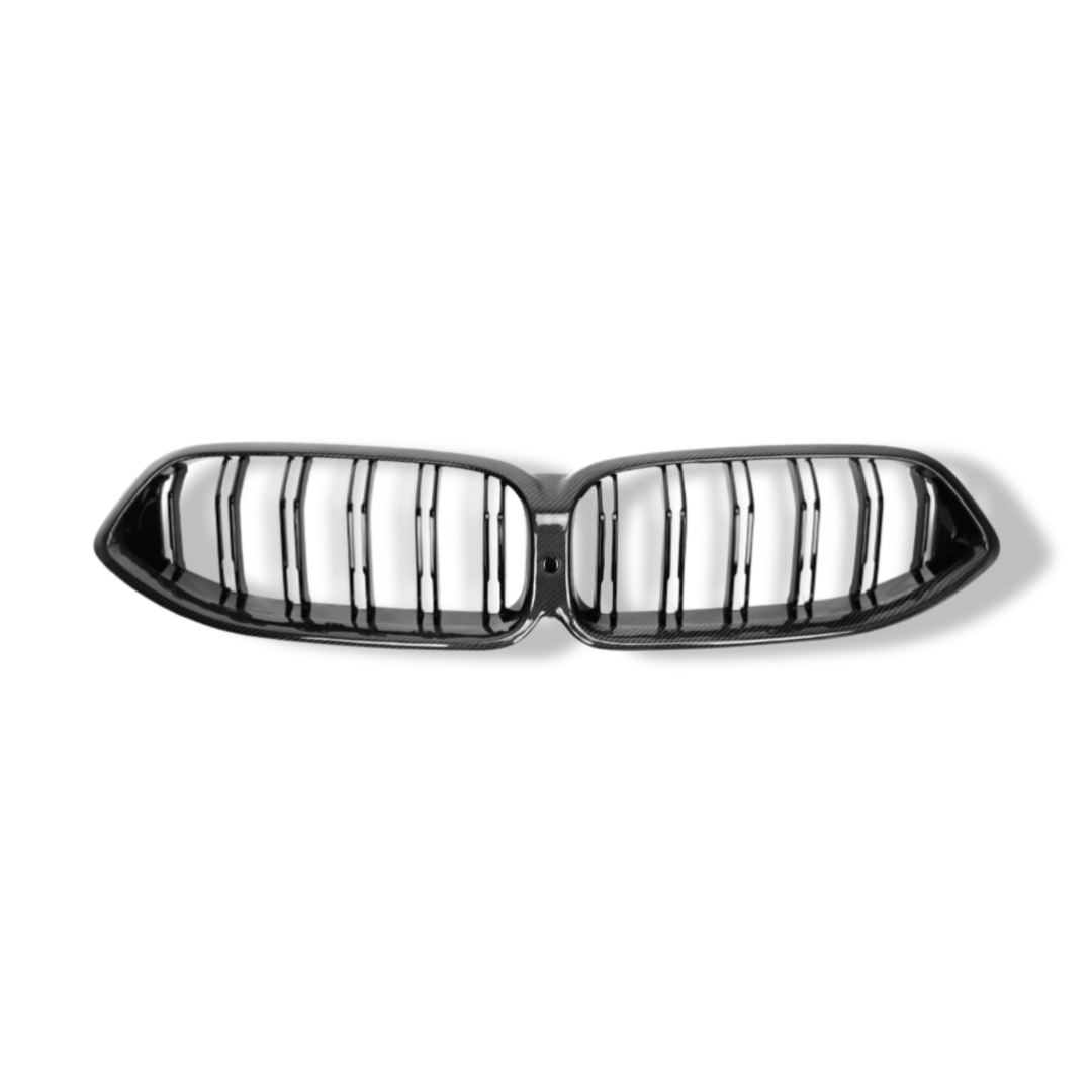 Dual Slat Carbon Fiber Front Grilles - BMW F91/F92/F93 M8/G14/G15/G16 8 Series